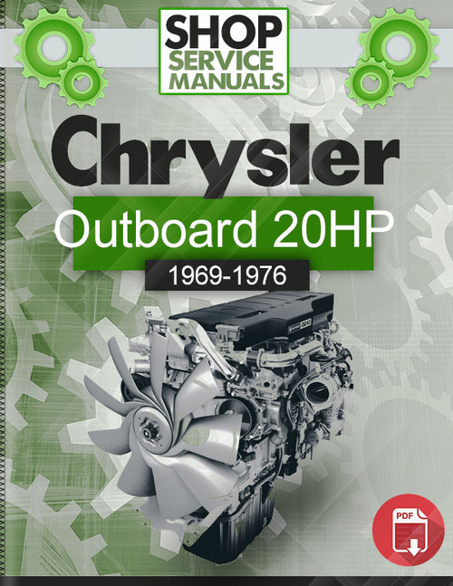 Product picture Chrysler Outboard 20 HP 1969-1976 Service Repair Manual pdf