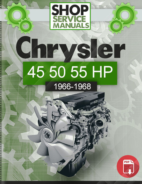 Product picture Chrysler Outboard 35 45 50 55 HP 1966-1968 Service Repair Ma