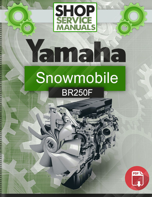 Product picture Yamaha Snowmobile BR250F Service Repair Manual Download