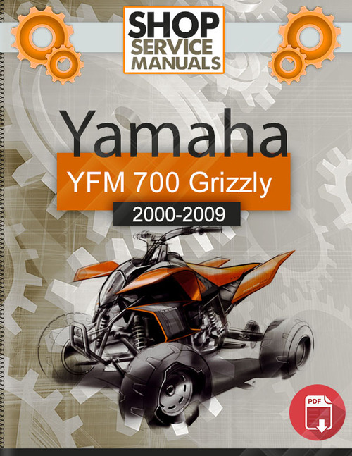 Product picture Yamaha ATV YFM 700 Grizzly 2000-2009 Service Repair Manual 